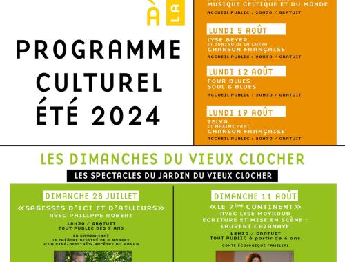 programme culturel